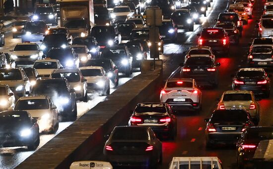 Пробки в Москве