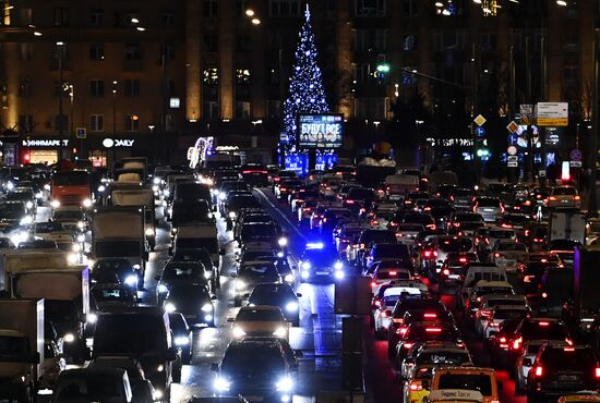 Пробки в Москве