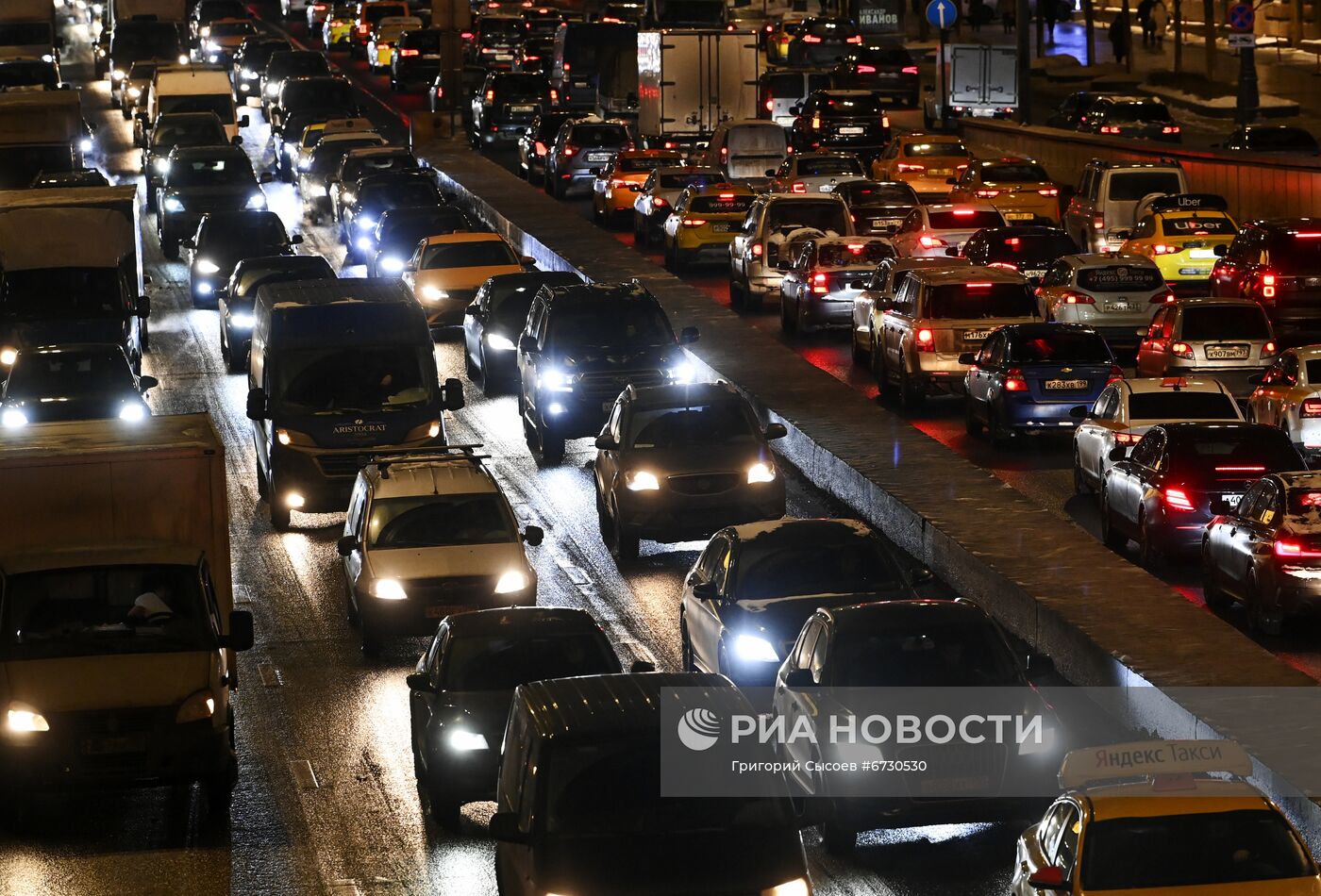 Пробки в Москве