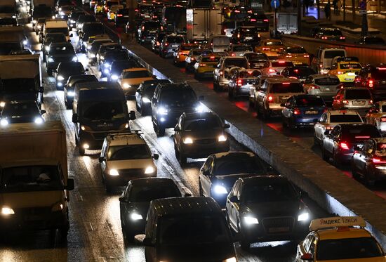 Пробки в Москве