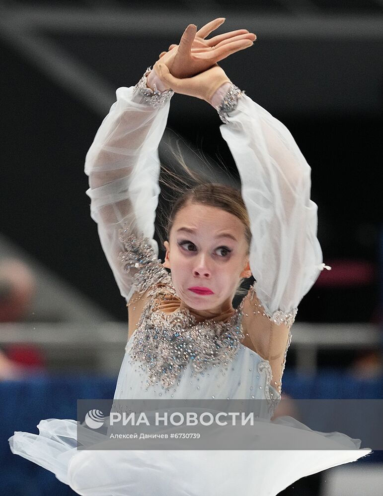 Фигурное катание. Чемпионат России. Женщины. Короткая программа