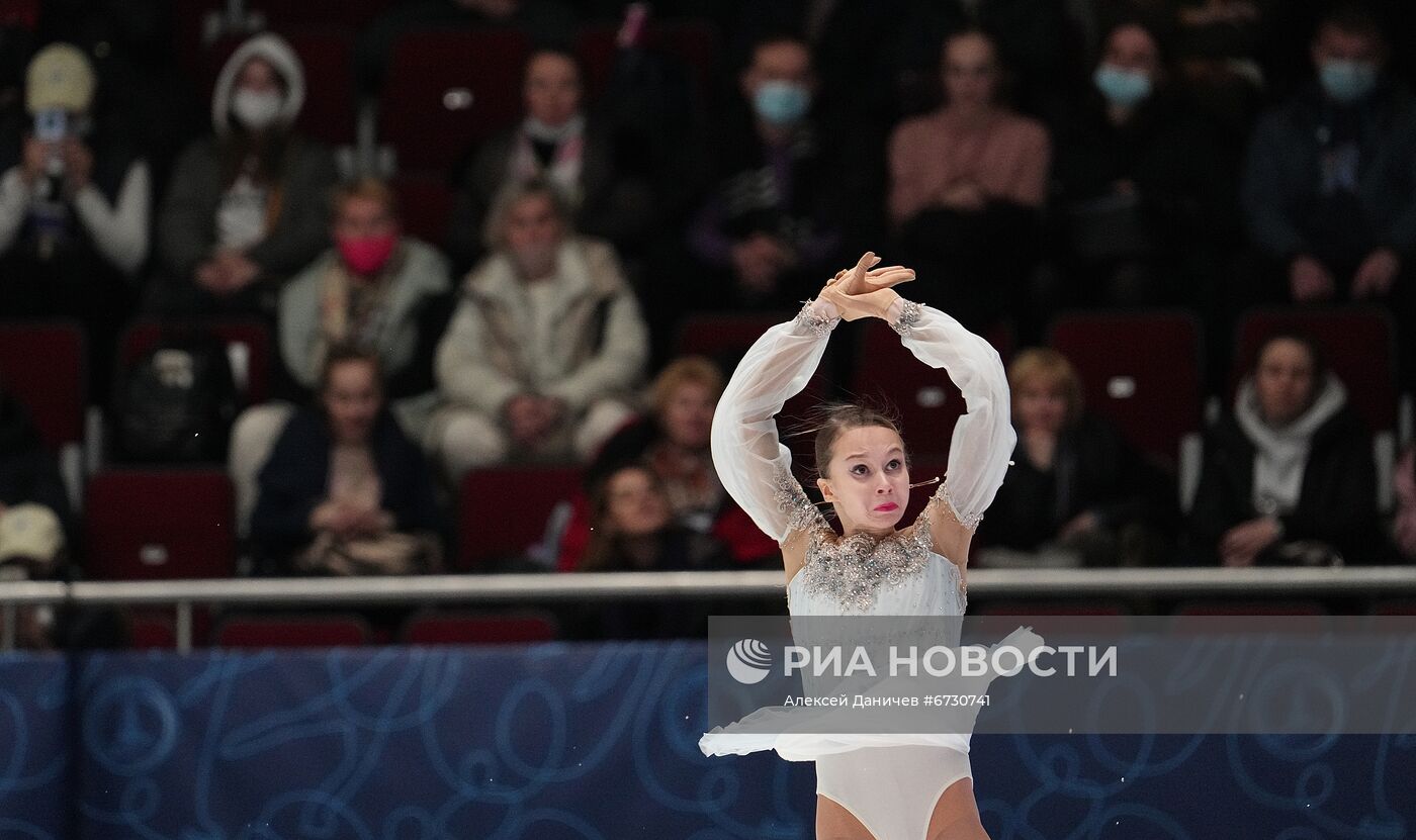 Фигурное катание. Чемпионат России. Женщины. Короткая программа