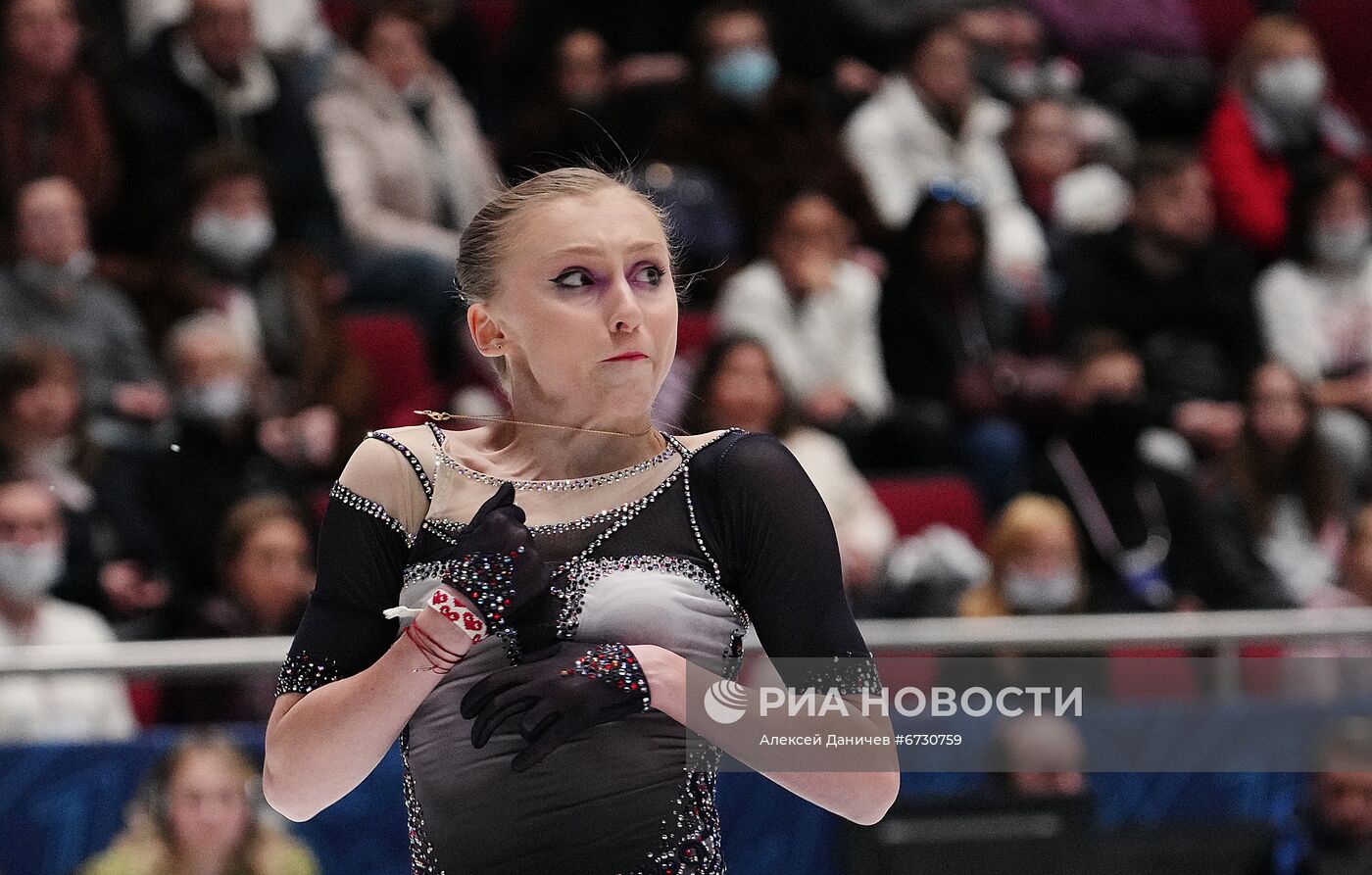 Фигурное катание. Чемпионат России. Женщины. Короткая программа