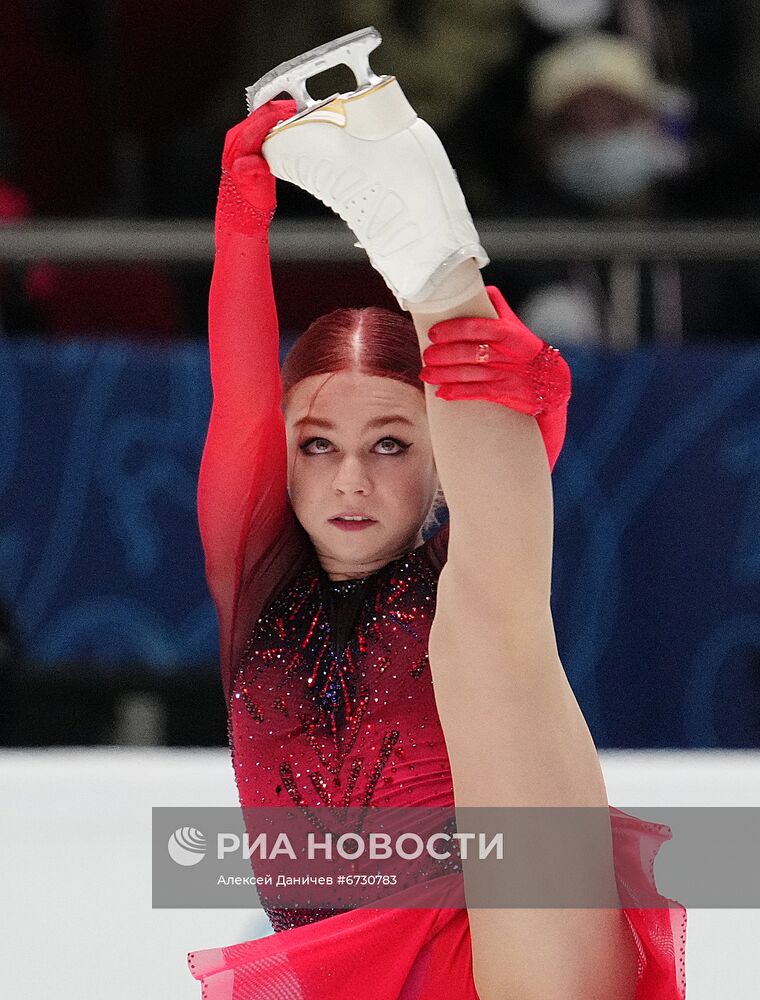 Фигурное катание. Чемпионат России. Женщины. Короткая программа