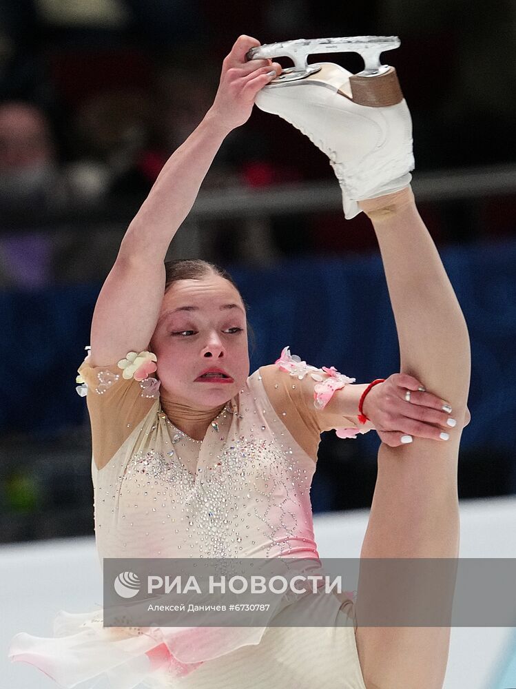 Фигурное катание. Чемпионат России. Женщины. Короткая программа