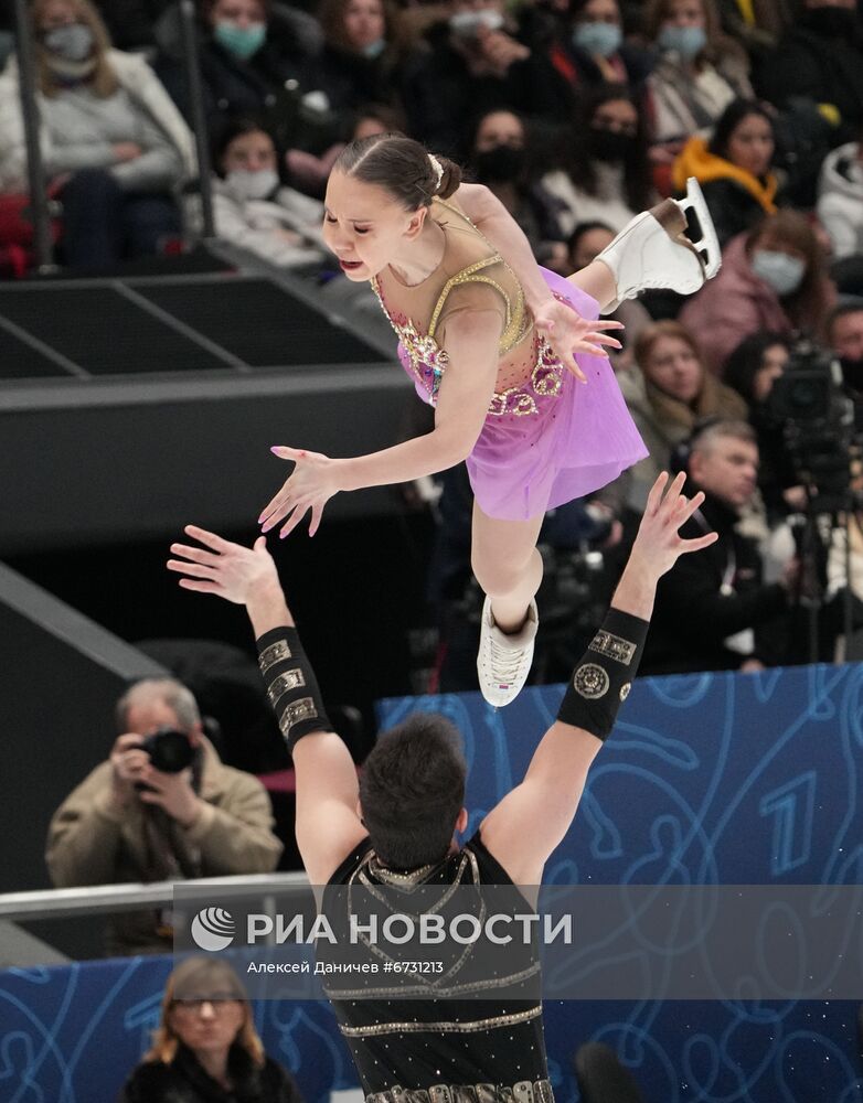 Фигурное катание. Чемпионат России. Пары. Произвольная программа