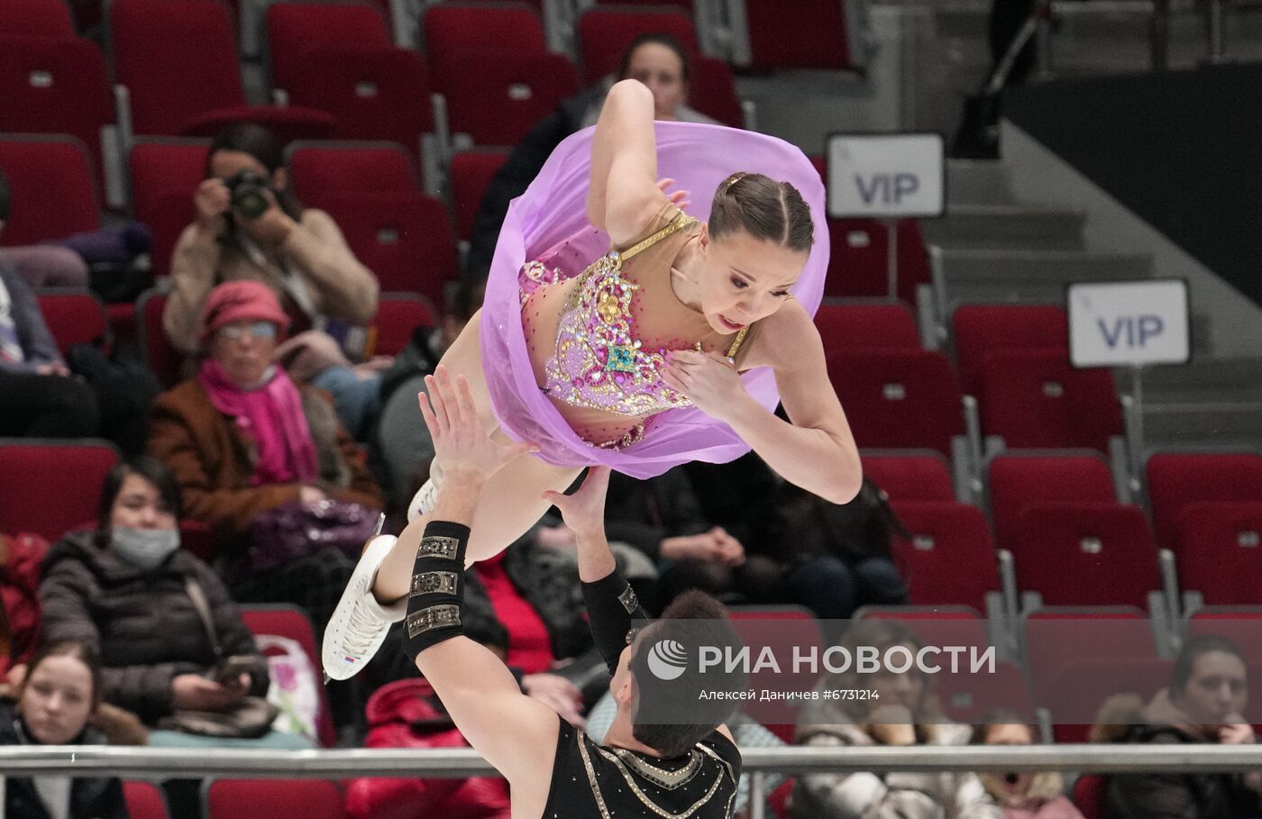 Фигурное катание. Чемпионат России. Пары. Произвольная программа