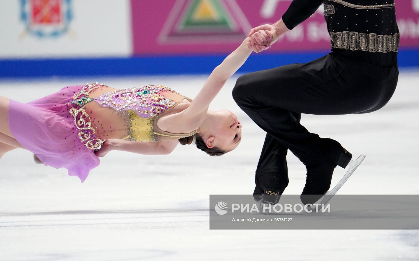 Фигурное катание. Чемпионат России. Пары. Произвольная программа