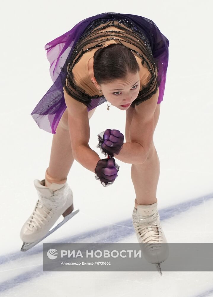 Фигурное катание. Чемпионат России. Женщины. Произвольная программа