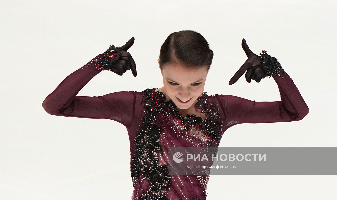 Фигурное катание. Чемпионат России. Женщины. Произвольная программа