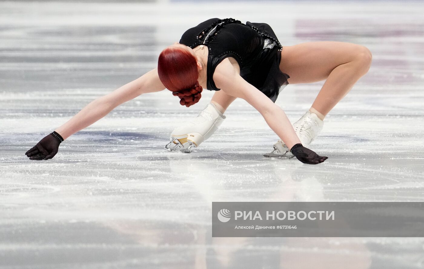 Фигурное катание. Чемпионат России. Женщины. Произвольная программа