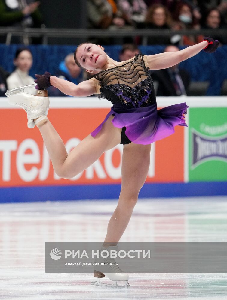 Фигурное катание. Чемпионат России. Женщины. Произвольная программа