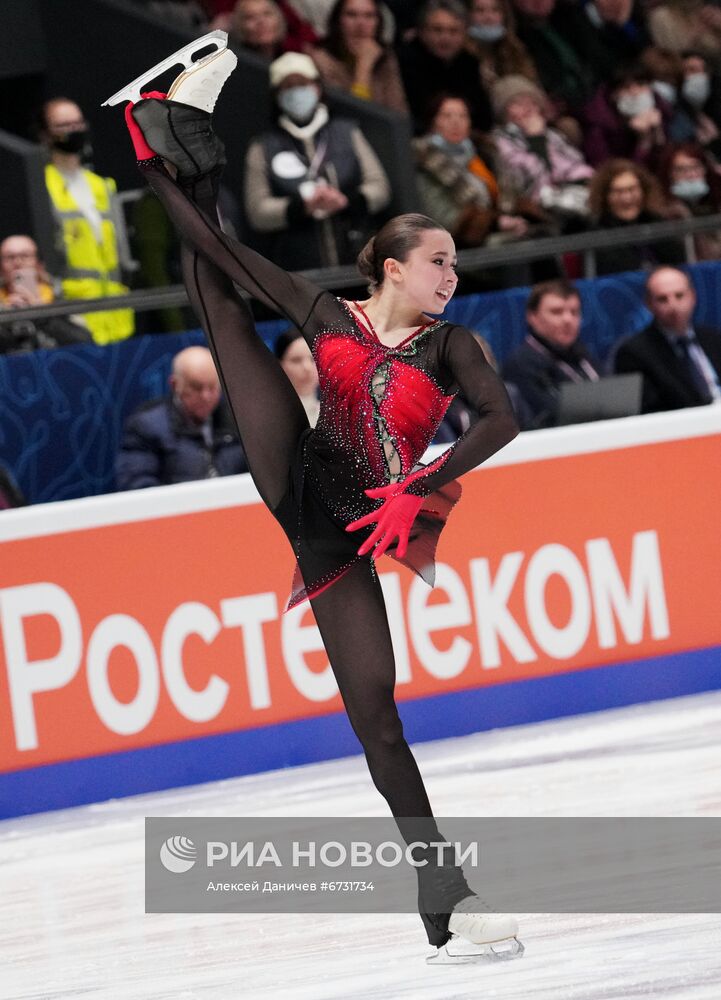 Фигурное катание. Чемпионат России. Женщины. Произвольная программа