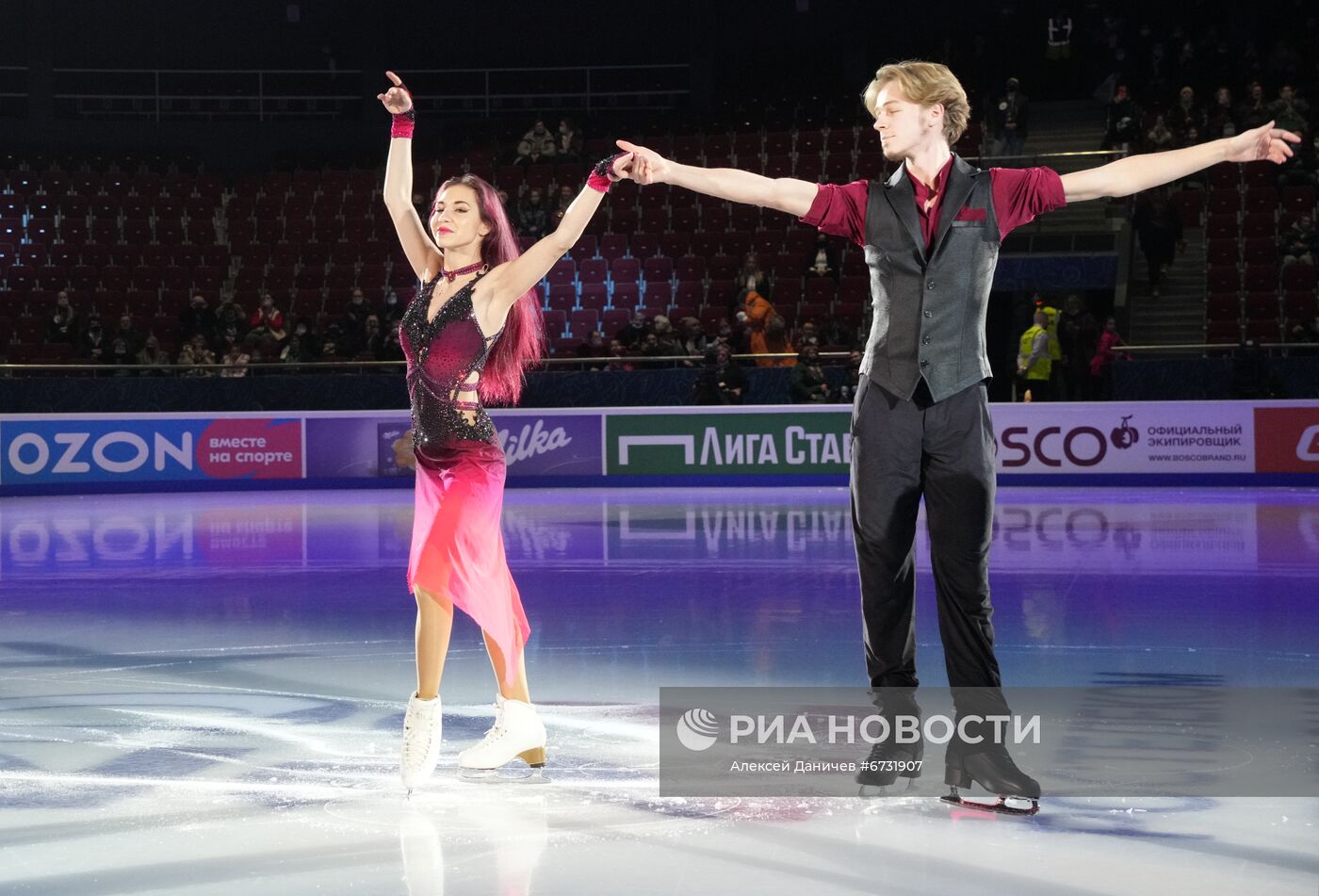 Фигурное катание. Чемпионат России. Церемония награждения