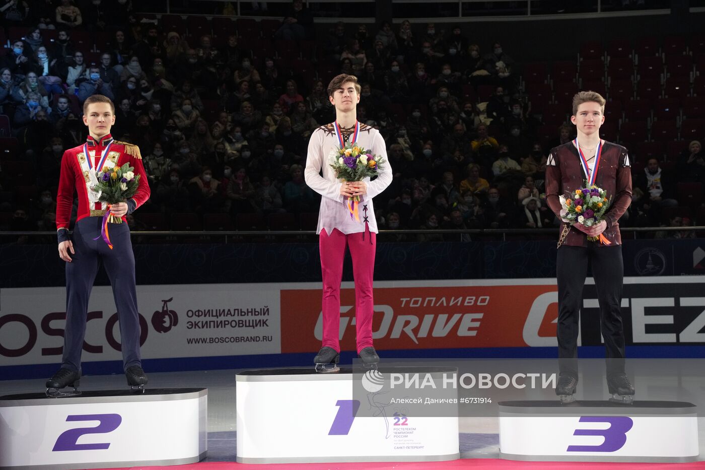 Фигурное катание. Чемпионат России. Церемония награждения