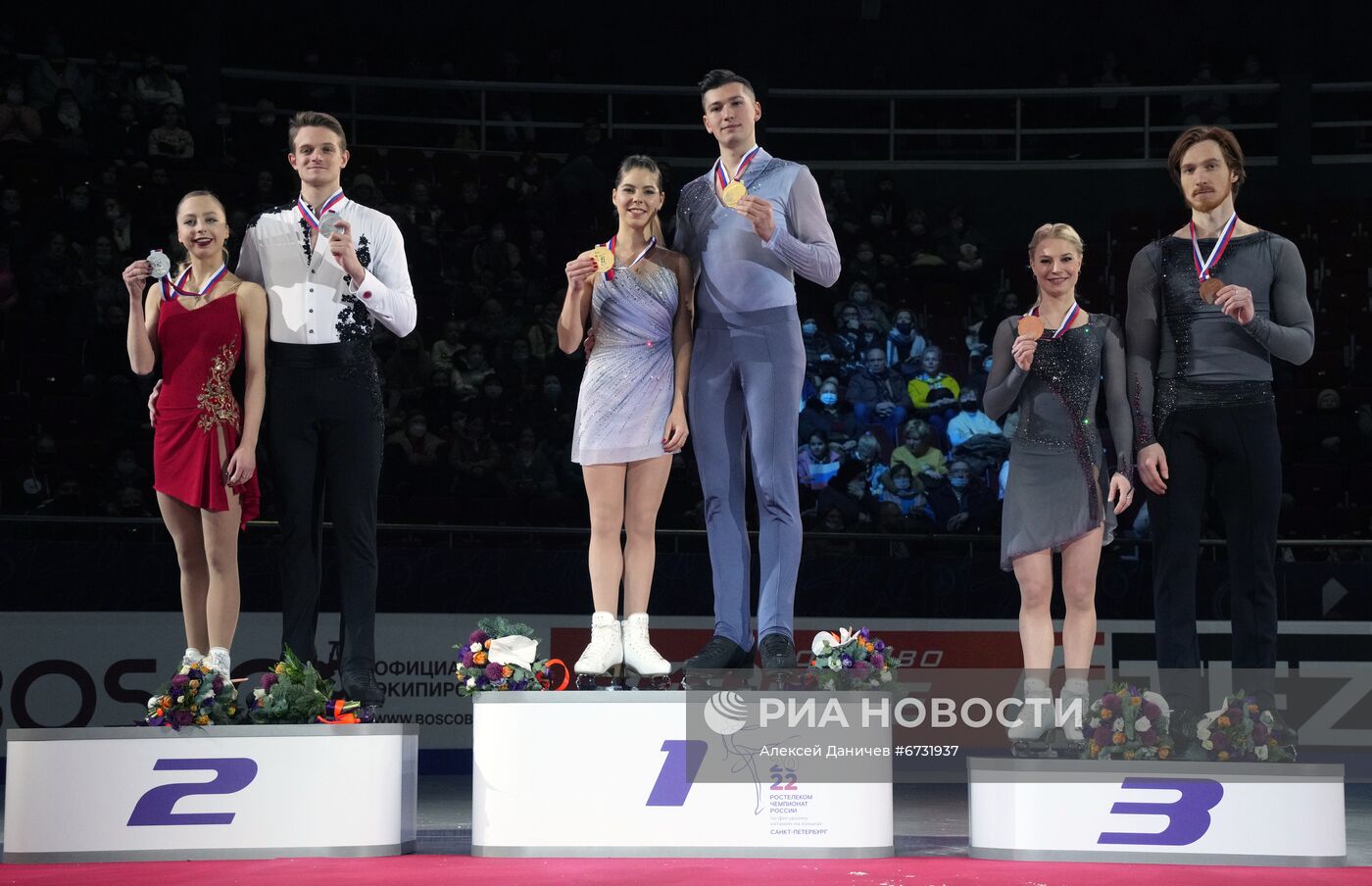 Фигурное катание. Чемпионат России. Церемония награждения