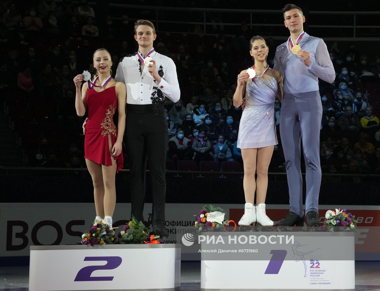 Фигурное катание. Чемпионат России. Церемония награждения