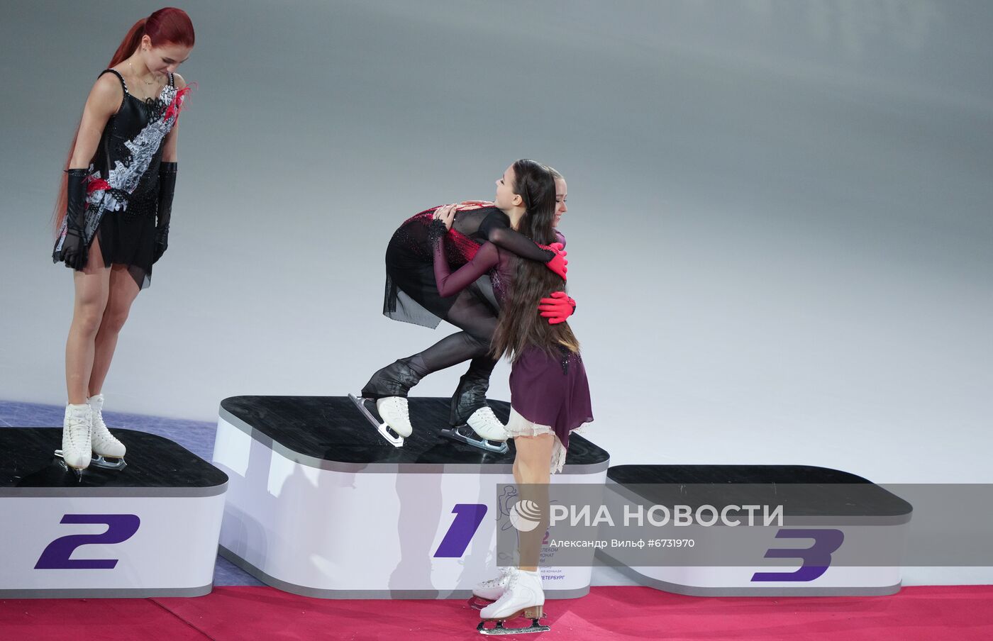 Фигурное катание. Чемпионат России. Церемония награждения