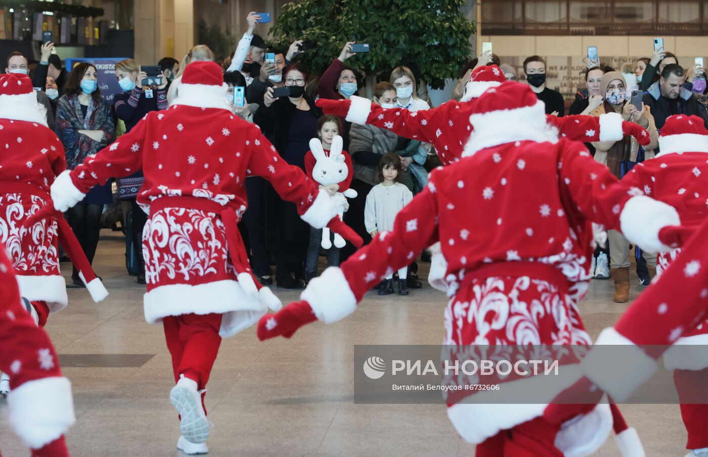 Флешмоб Дедов Морозов