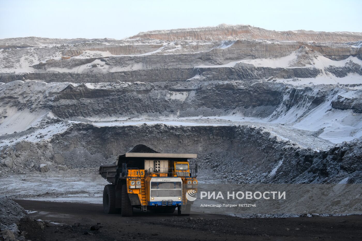 Разрез "Виноградовский" в Кемеровской области