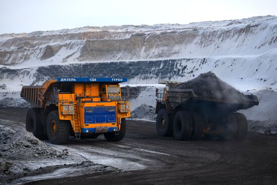 Разрез "Виноградовский" в Кемеровской области