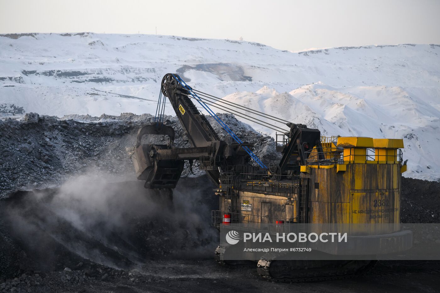 Разрез "Виноградовский" в Кемеровской области