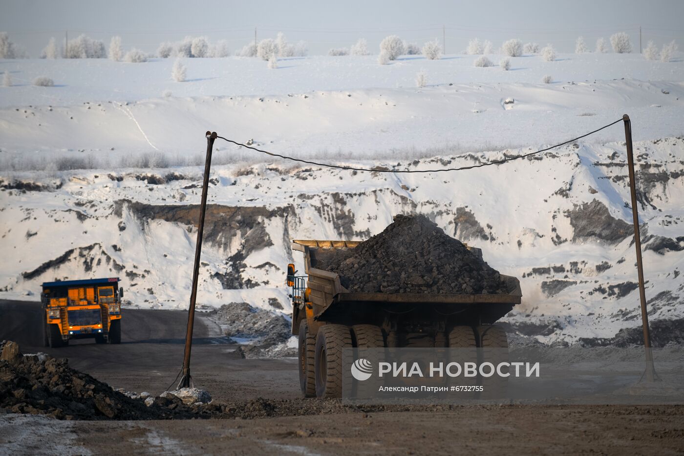 Разрез "Виноградовский" в Кемеровской области