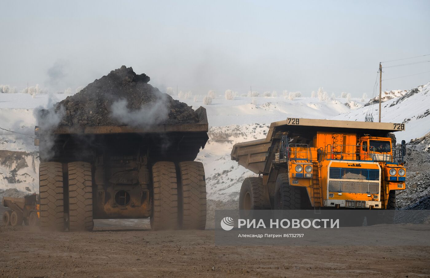 Разрез "Виноградовский" в Кемеровской области