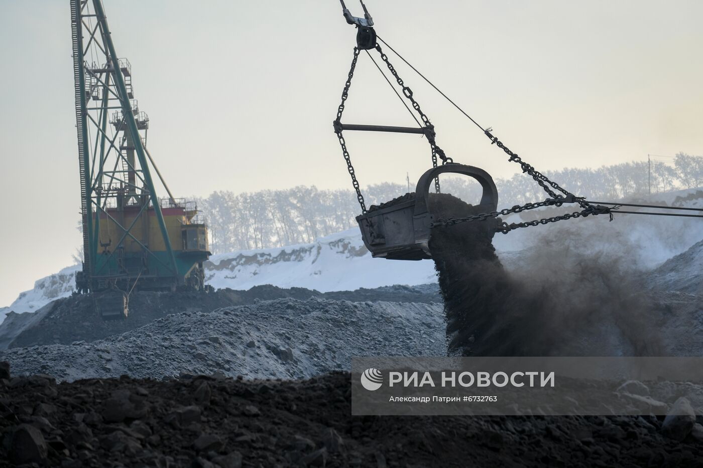 Разрез "Виноградовский" в Кемеровской области