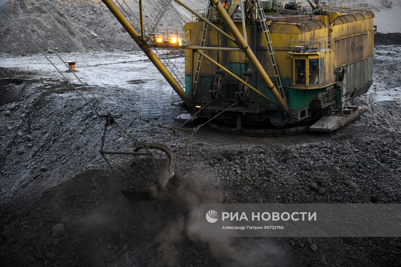 Разрез "Виноградовский" в Кемеровской области