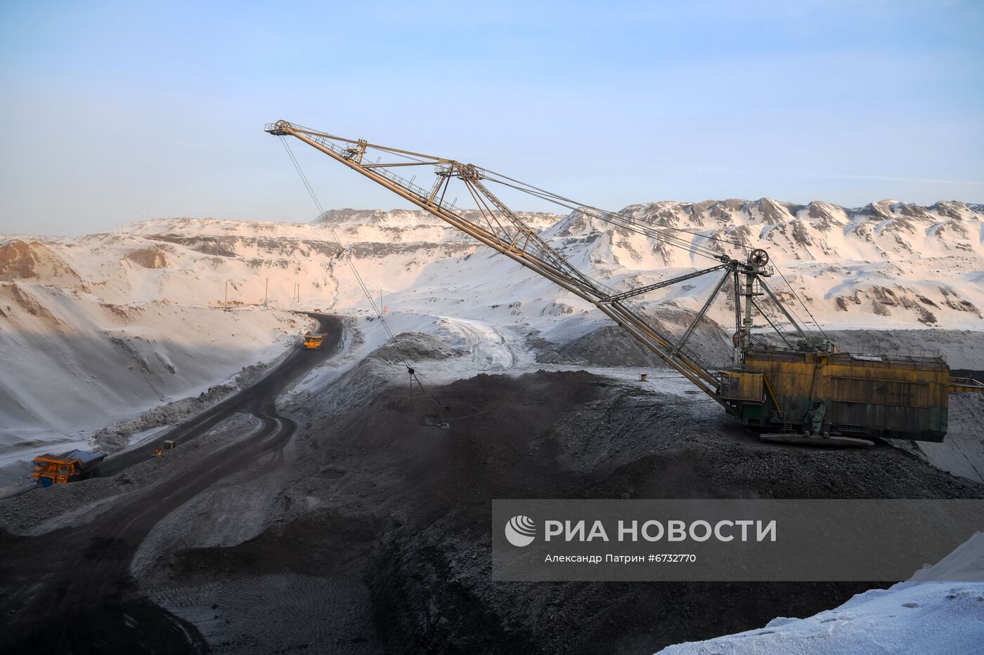 Разрез "Виноградовский" в Кемеровской области