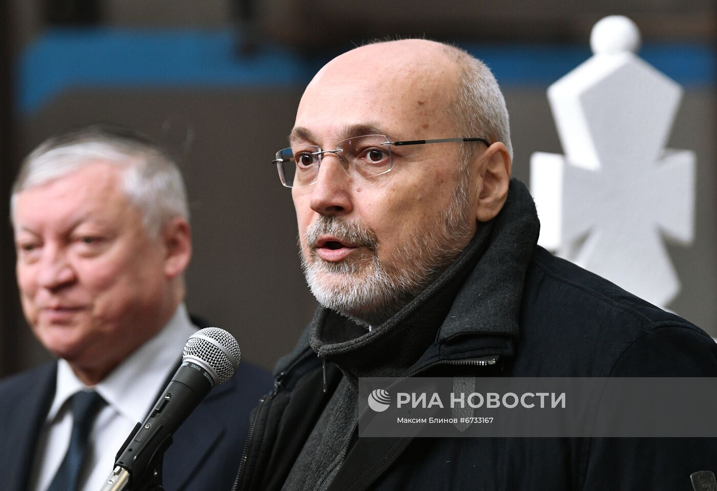 Запуск тематического поезда метро "Шахматы"
