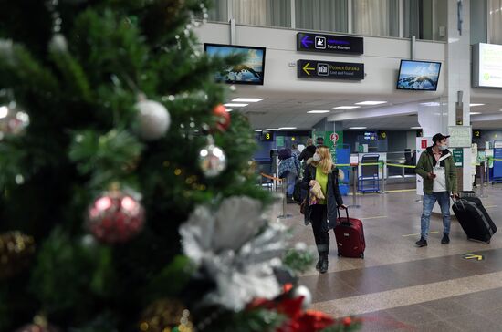 Встреча пятимиллионного пассажира в аэропорту Краснодара
