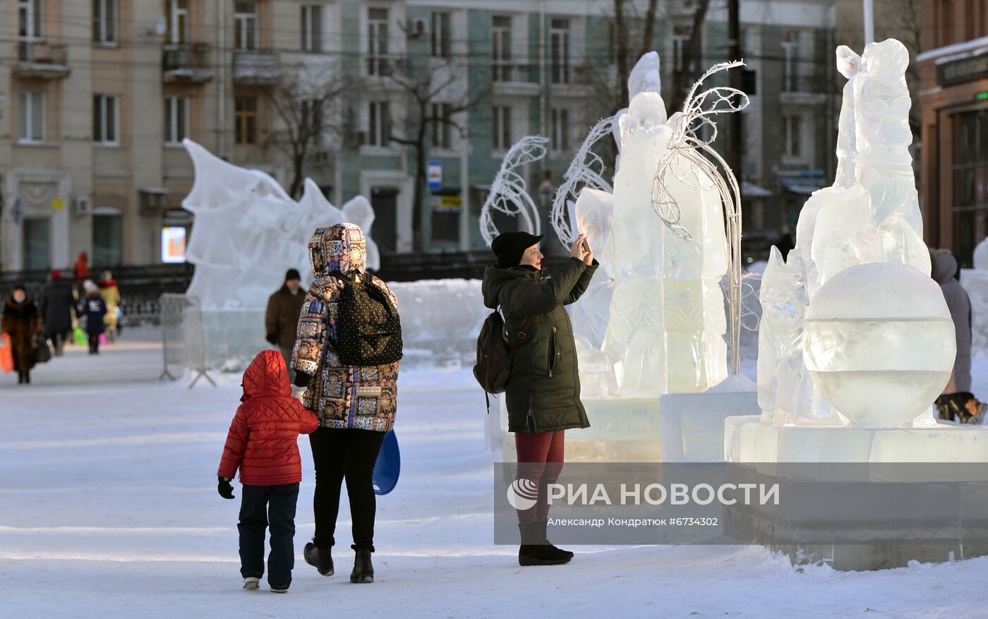 Подготовка к Новому году в Челябинске