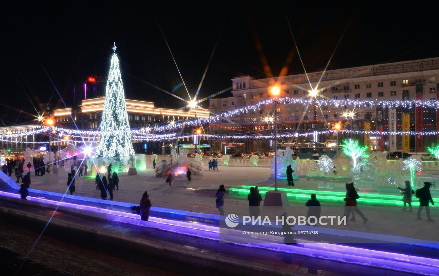 Подготовка к Новому году в Челябинске