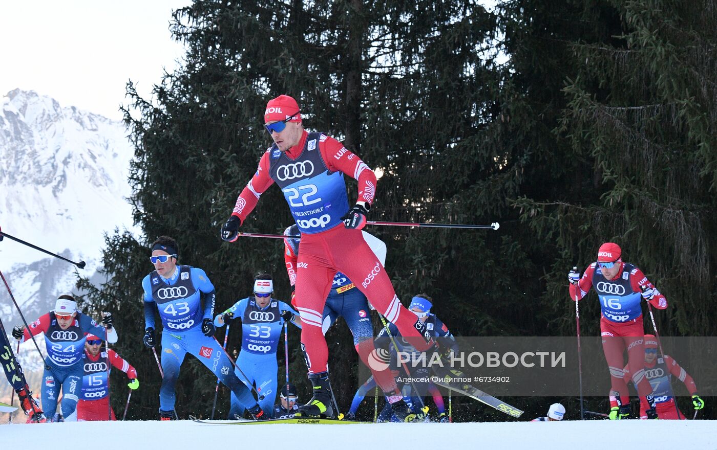 Лыжные гонки. Тур де Ски. Мужчины. Масс-старт