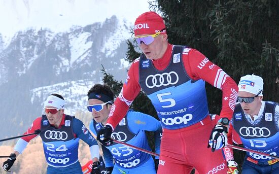 Лыжные гонки. Тур де Ски. Мужчины. Масс-старт