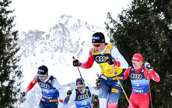 Лыжные гонки. Тур де Ски. Мужчины. Масс-старт