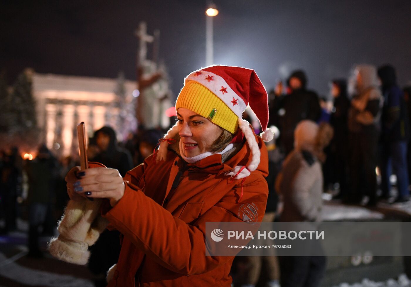 Празднование Нового года в регионах России