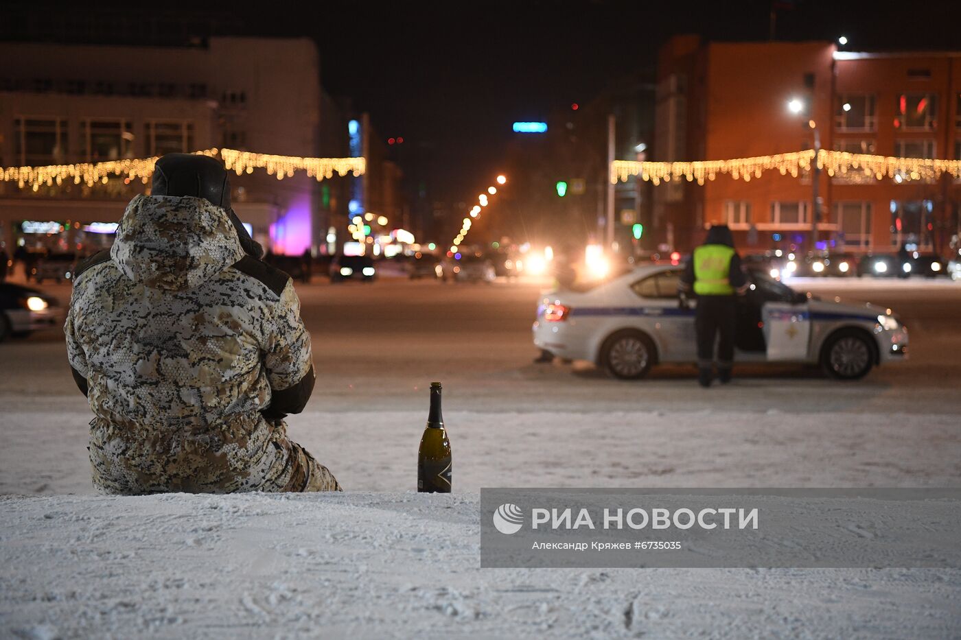 Празднование Нового года в регионах России