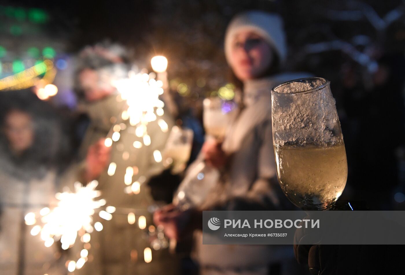 Празднование Нового года в регионах России