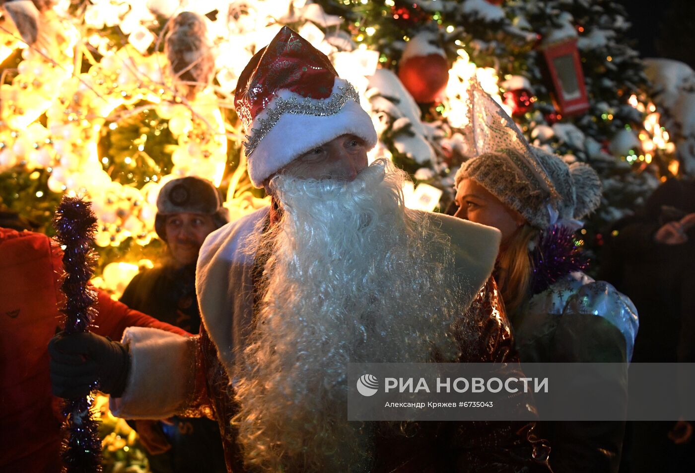 Празднование Нового года в регионах России