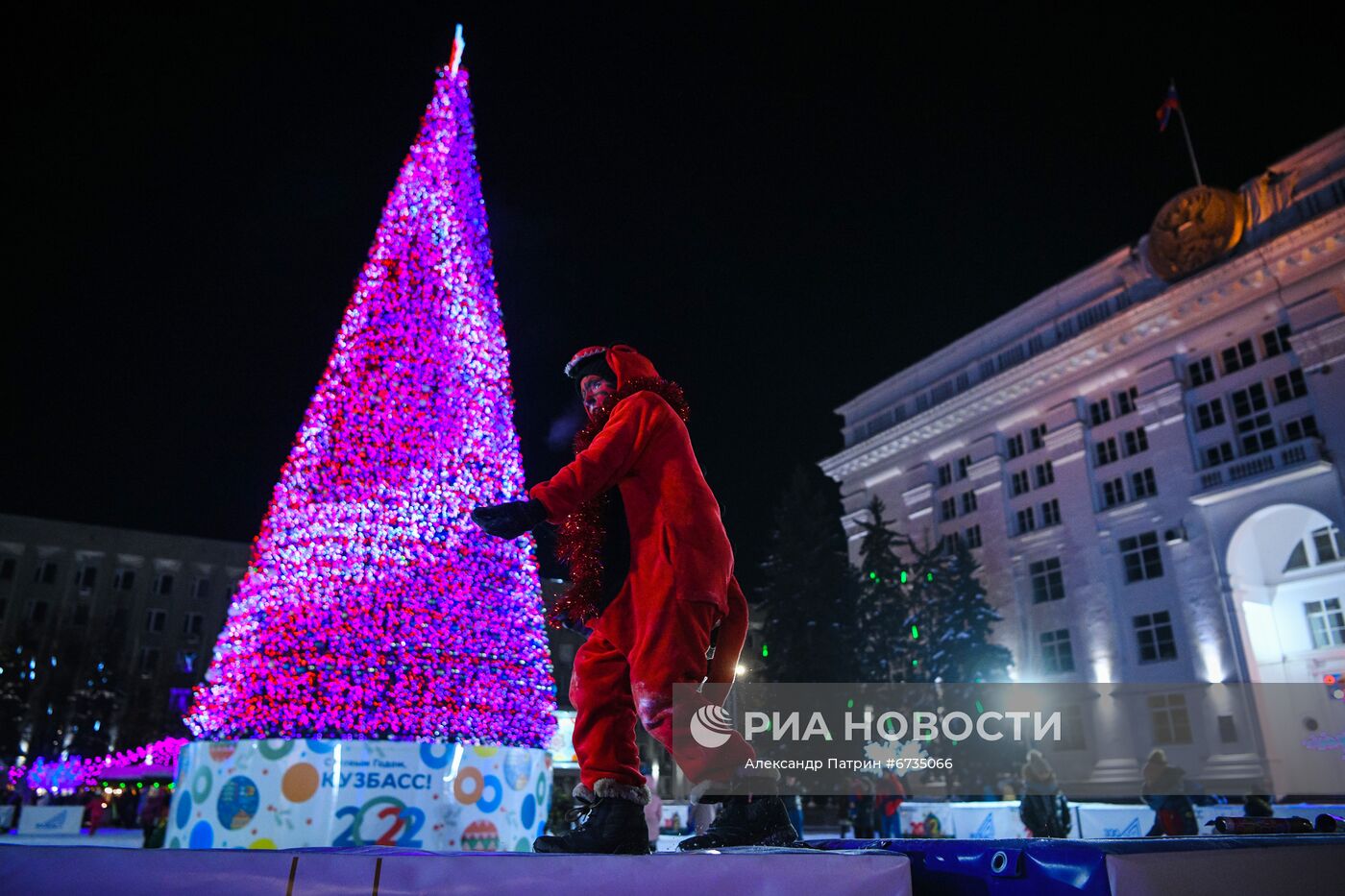Празднование Нового года в регионах России