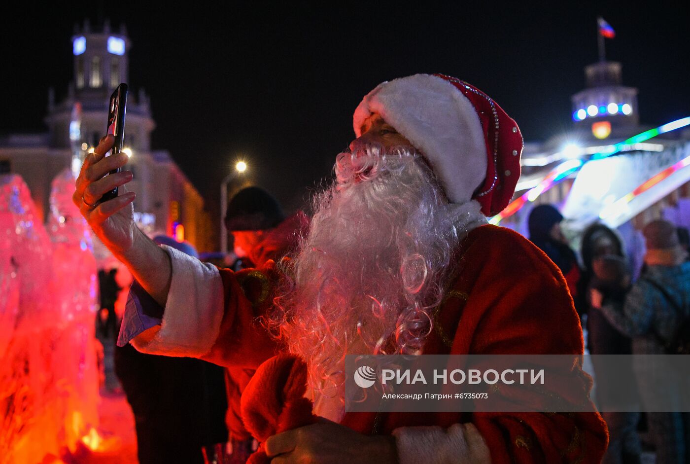 Празднование Нового года в регионах России