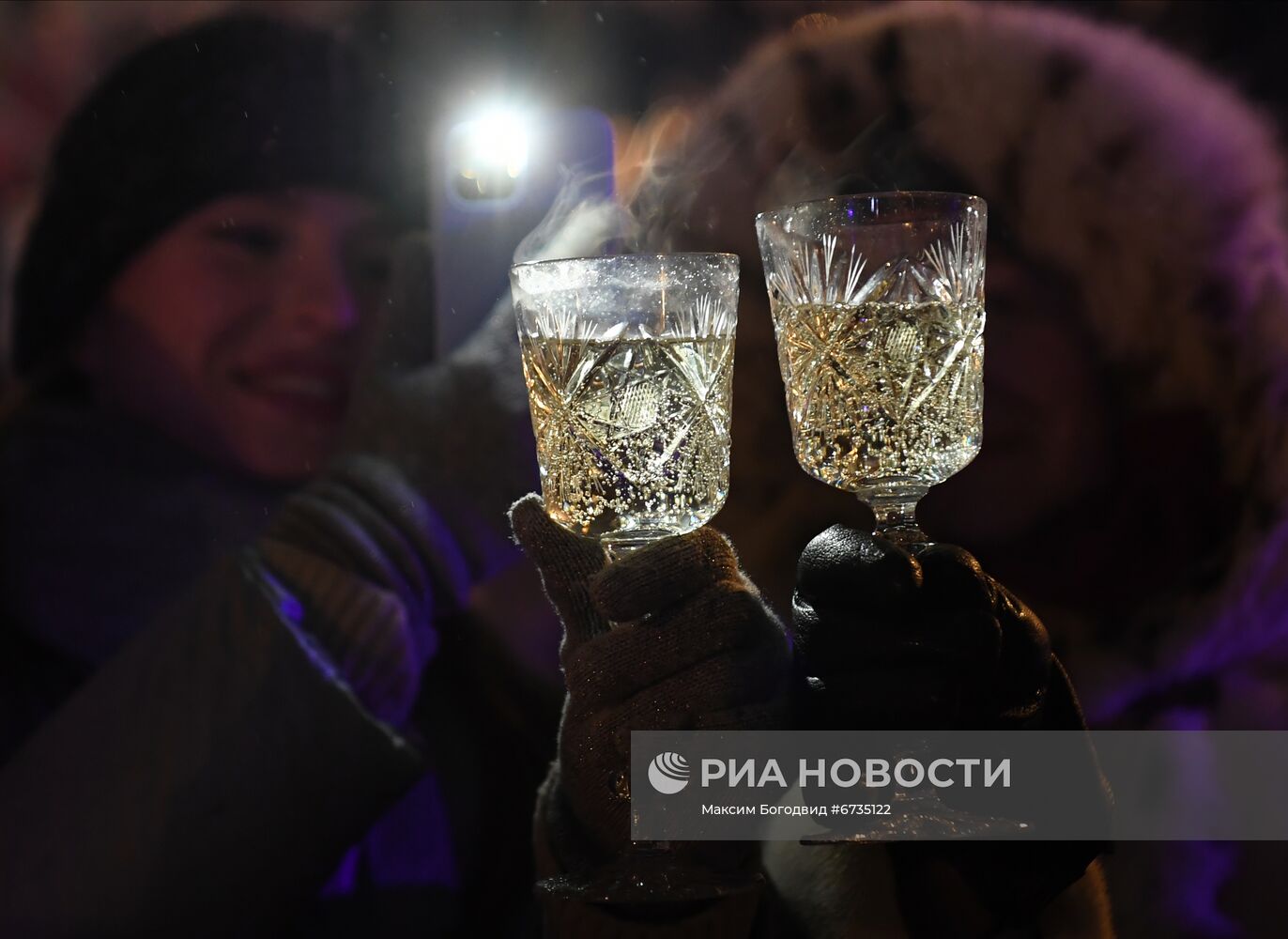Празднование Нового года в регионах России