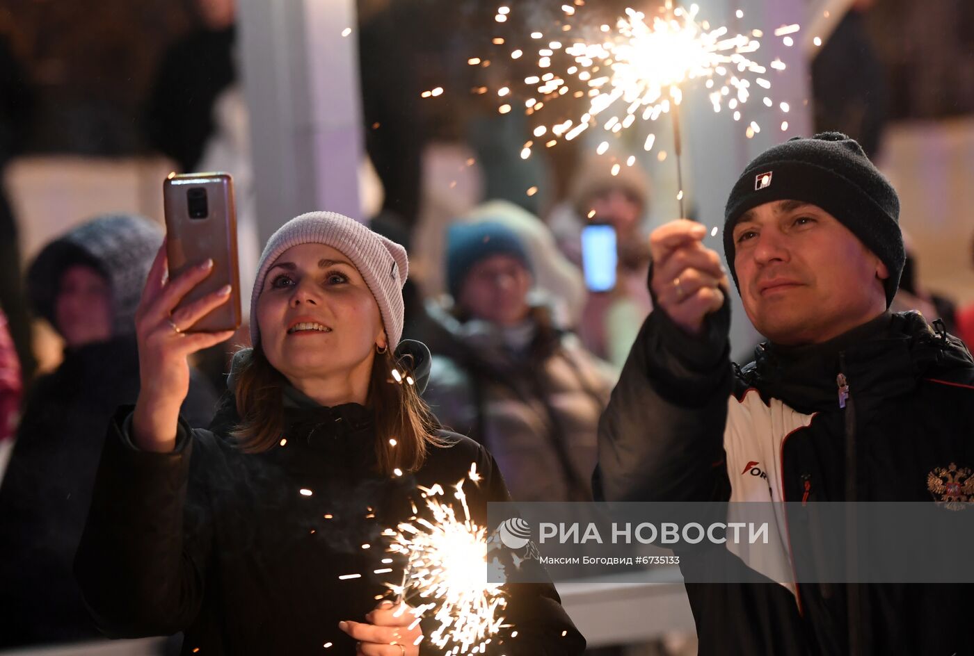 Празднование Нового года в регионах России