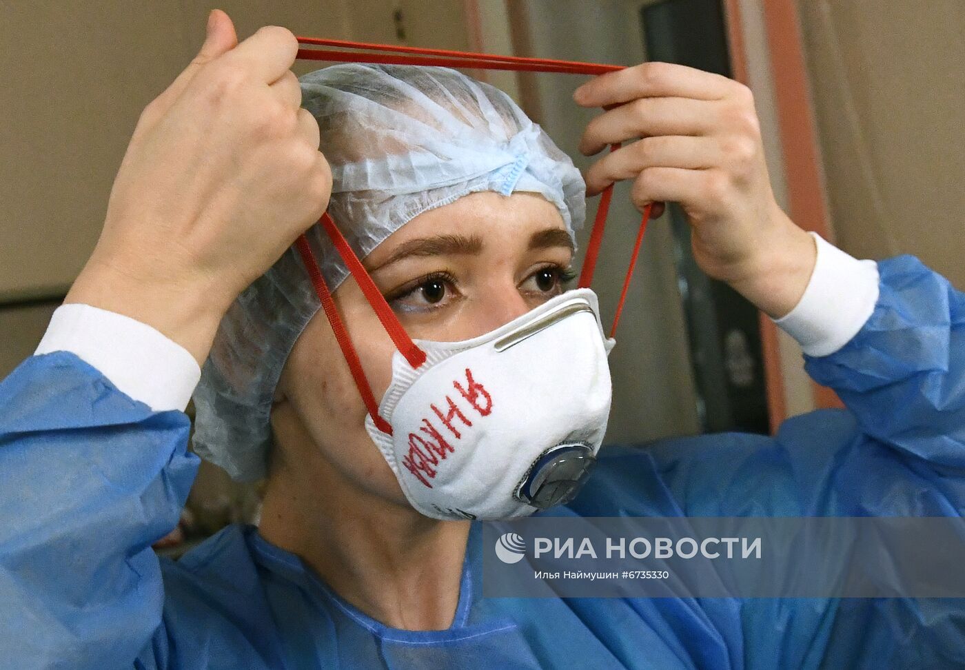 Работа ковид-госпиталя в новогоднюю ночь в Красноярске