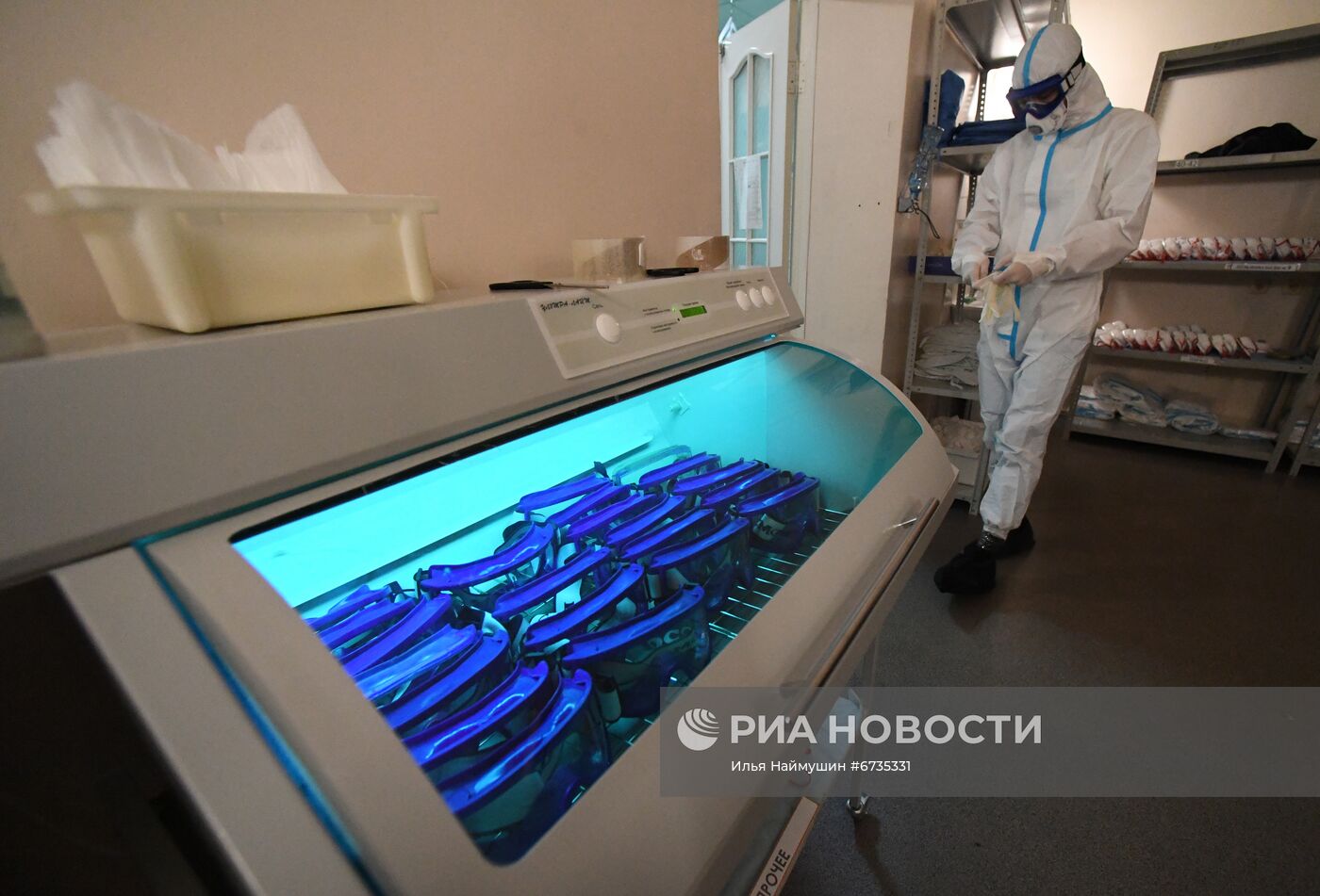 Работа ковид-госпиталя в новогоднюю ночь в Красноярске