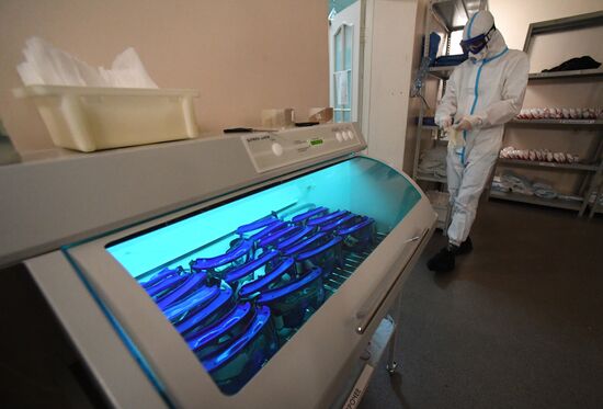 Работа ковид-госпиталя в новогоднюю ночь в Красноярске