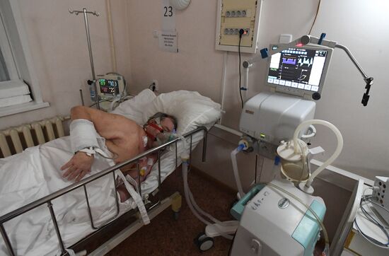 Работа ковид-госпиталя в новогоднюю ночь в Красноярске